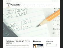 Tablet Screenshot of mindovermath.ca